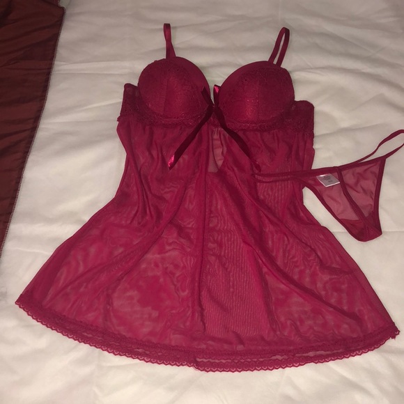 NEW BABYDOLL LINGERIE SET (2 piece) - Picture 1 of 6